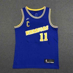 Golden State Warriors Thompson Retro Blue #11 Jersey